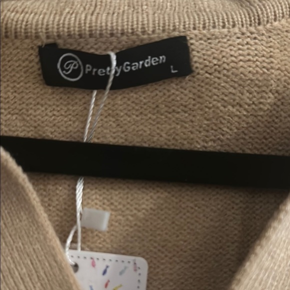 Tan Button-Up Dress - Picture 2 of 4